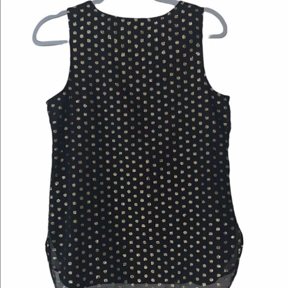 Halogen Black and Gold Metallic Tank Top Size XS - Picture 7 of 8